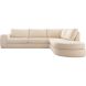 Hoekbank rechts Azara beige premium comfort