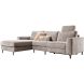 Hoekbank links Totham bruin relaxfunctie basic comfort