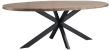 Ovale eettafel met spinpoot 215x110 Calde-Indusy