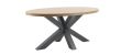 Ovale eettafel Silvares 183x100cm