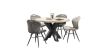 Ronde eettafel met spinpoot Ø130cm Silvares