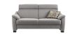 2,5 zitsbank Creon grijs + Boxspring-zitting