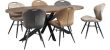 Ovale eettafel met spinpoot 215x110 Indusy-Calde