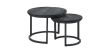 Bijzettafelset Foxford black