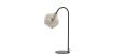 Tafellamp Winfield mat zwart smoke