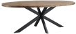Ovale eettafel met spinpoot 215x110 Indusy-Calde