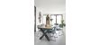 Eettafel met kruispoot 164x100 Silvares