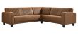 Hoekbank Mills cognac + HR-schuim zitting