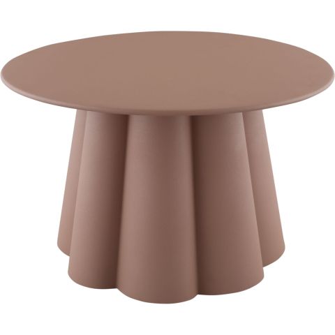 Bijzettafel Easdale 63 cm rond donkerbeige