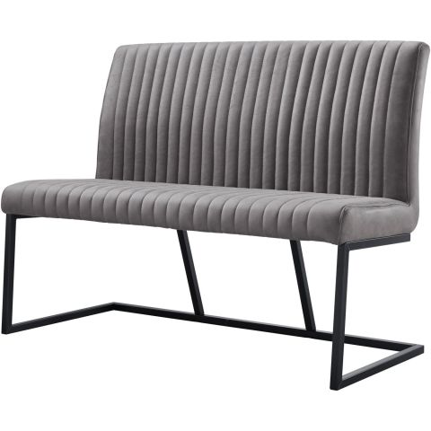 Eetkamerbank Pareda 130 cm grijs