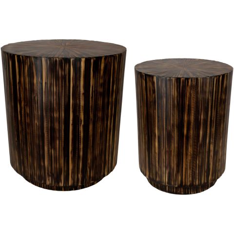 Bijzettafel Brody 47 en 35 cm rond