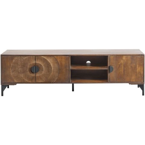 TV-meubel Nocona mangohout 190 cm