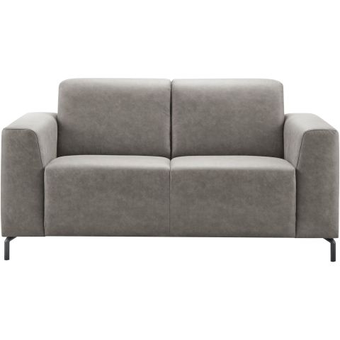 2 zitsbank Aveiro grijs basic comfort