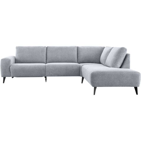 Hoekbank rechts Nyborg grijs basic comfort