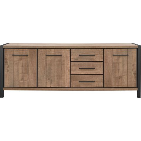 Dressoir Mantera 80x236x48 cm donkerbruin