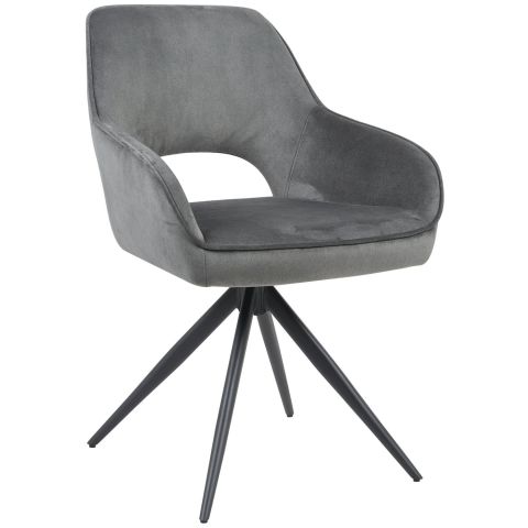 Eetkamerstoel Arranmore draaibaar antraciet