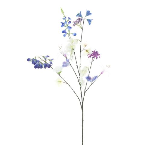 Kunstbloem Dorzano 119 cm blauw
