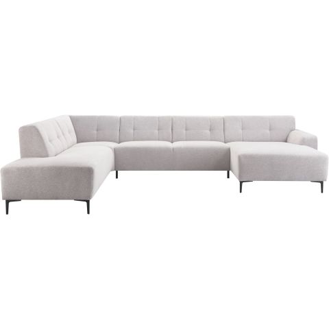 Hoekbank links Tordera grijs premium comfort