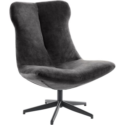 Draaifauteuil Inala antraciet