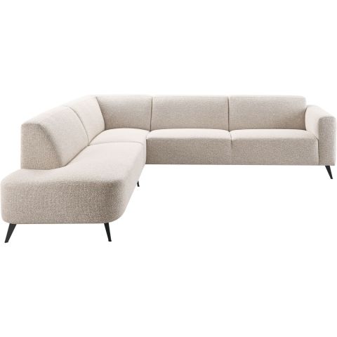 Hoekbank links Micco beige basic comfort