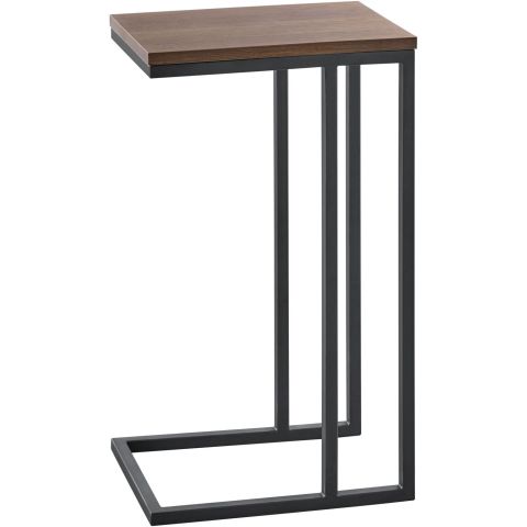 Bijzettafel Budrio donkerbruin 31x41 cm rechthoekig