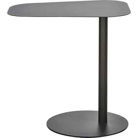 Bijzettafel Meri zwart 50 cm organisch