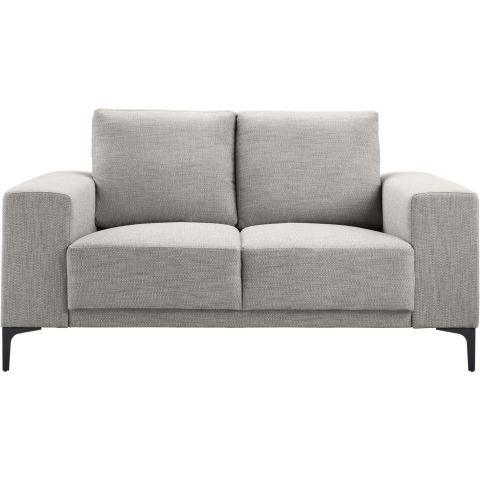 2 zitsbank Clanton grijs basic comfort