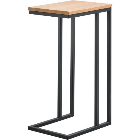 Bijzettafel Budrio lichtbruin 31x41 cm rechthoekig