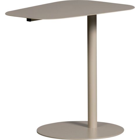 Bijzettafel Meri beige 50 cm organisch