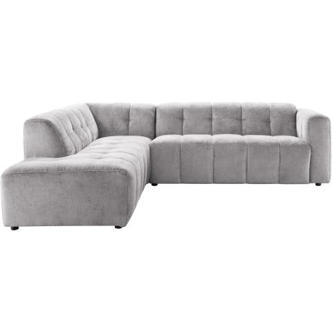 Hoekbank links Vizela grijs premium comfort