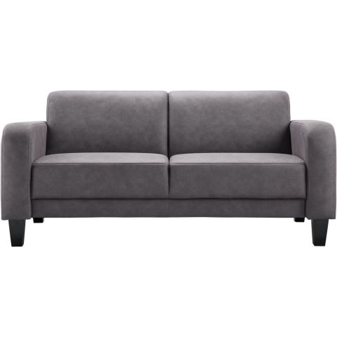 2,5 zitsbank Mills grijs basic comfort