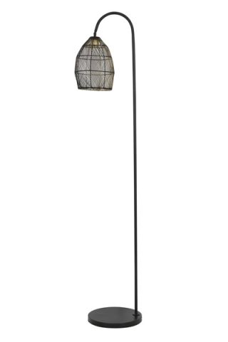 Vloerlamp Merrit zwart