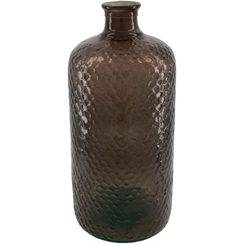 Vaas Badula transparant bruin