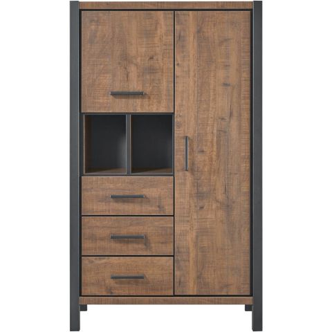 Opbergkast Mantera 170x100x048 cm donkerbruin