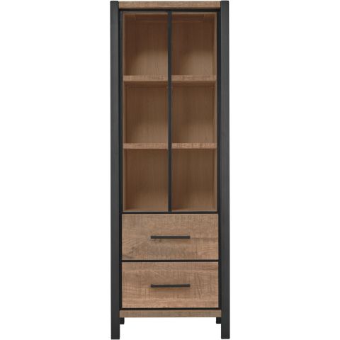 Boekenkast Mantera donkerbruin 200x70x48 cm