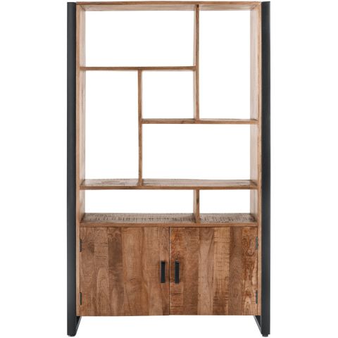 Vakkenkast Newhaven mangohout 180x110x43 cm