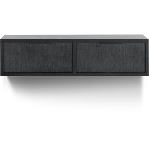 TV-meubel Verdio zwevend 127 cm zwart