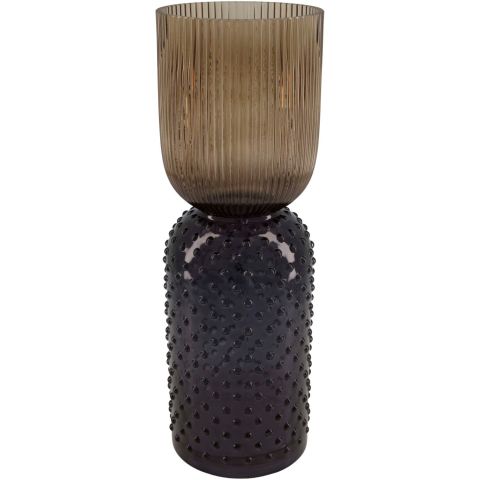 Vaas Vialo transparant bruin