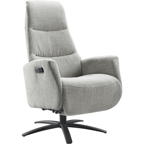 Relaxfauteuil Olindia elektrisch medium grijs