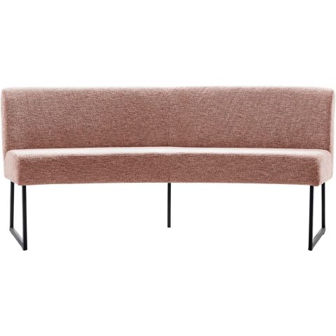 Eetkamerbank Thurso ovaal roze