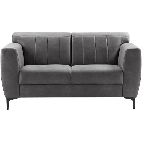 2 zitsbank Ridgway antraciet basic comfort