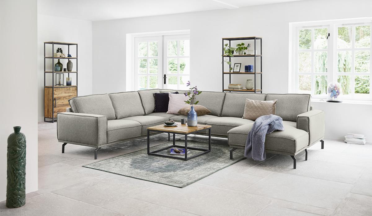 Hoekbank Alburg: trendy & modern